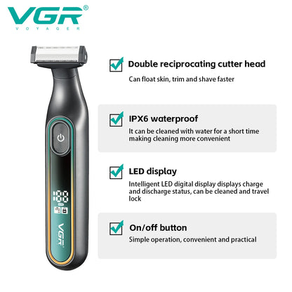 VGR rasoir professionnel rasoir électrique Portable