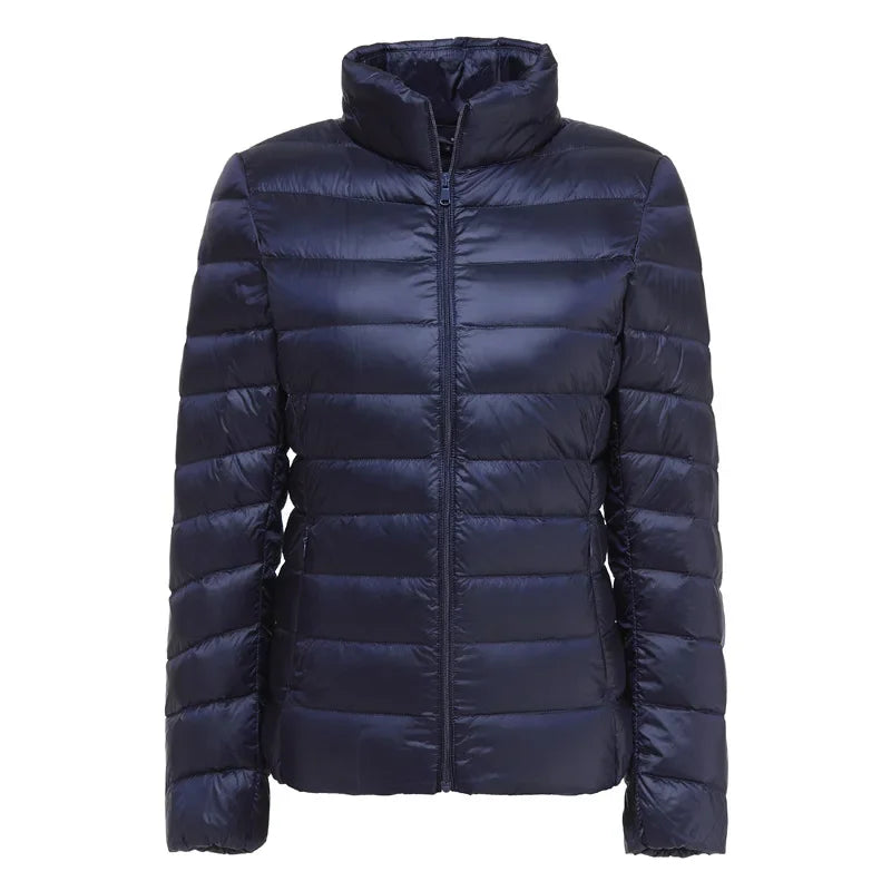 2025 nouveau UZZDSS automne femmes ultraléger mince doudoune 90% duvet de canard blanc vestes à capuche manteaux costume vestes WYRF 1051968