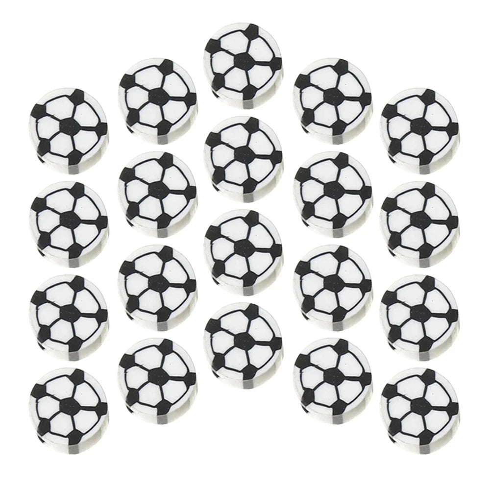 Gommes de football, mini gommes en forme de football pour enfants – Papeterie sur le thème sportif mignon, idéales pour les fournitures scolaires, les cadeaux de fête et