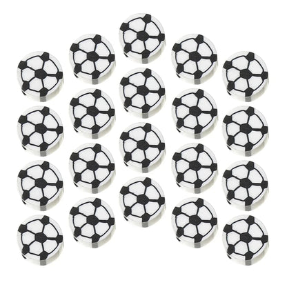 Gommes de football, mini gommes en forme de football pour enfants – Papeterie sur le thème sportif mignon, idéales pour les fournitures scolaires, les cadeaux de fête et