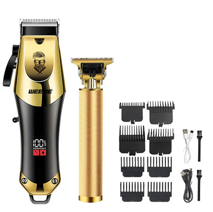 Tondeuses à cheveux rechargeables USB pour hommes, tondeuse de voyage Portable, ensemble d'outils de soins de toilettage, adaptée à un usage domestique pour hommes