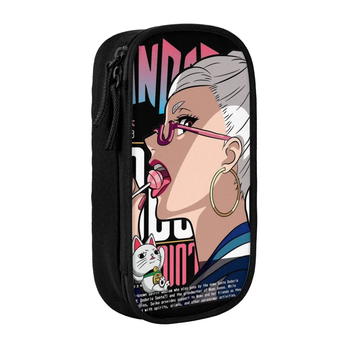 Dandadan Okarun-Trousse à Crayons Rétro Anime, Boîte à Stylos Créative, Sacs à Crayons pour Enfants, Grand Rangement, Fournitures Scolaires, Trousse Cosmétique