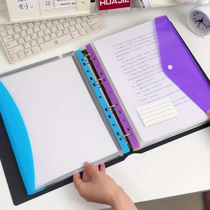 Classeur A4 à 11 trous, 6/12 pièces,