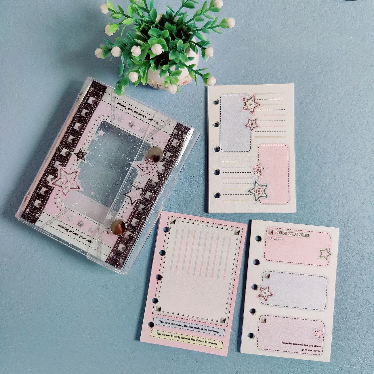 Coliky - classeur M5 étoile avec 60 feuilles