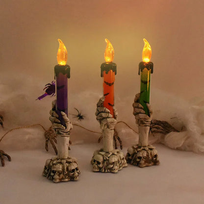 Lumière LED Mains Fantômes Sons pour Halloween, Accessoires d'Horreur pour Maison Hantée, Fournitures de Décoration pour ixJoyeuse