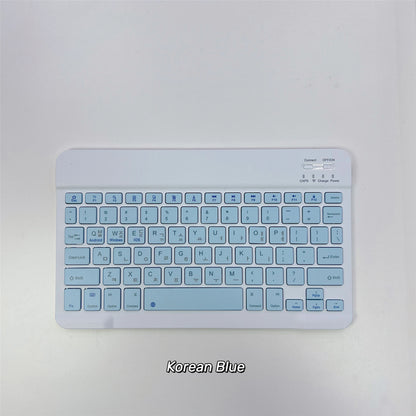 Clavier Bluetooth ultra-fin de langue coréenne à 78 touches
