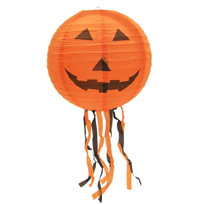 Lanterne en papier pour Halloween, Hangin, fantôme de face mignon, extérieur, décoration intérieure, festival, cadeaux de fête