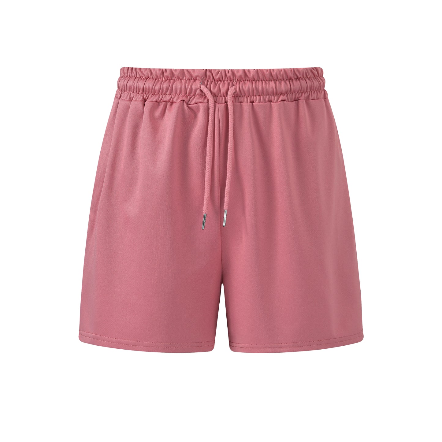 XUANSHOW été femmes Shorts vêtements de sport laçage bas couleur unie poches élastiques décontracté taille haute femmes ample court