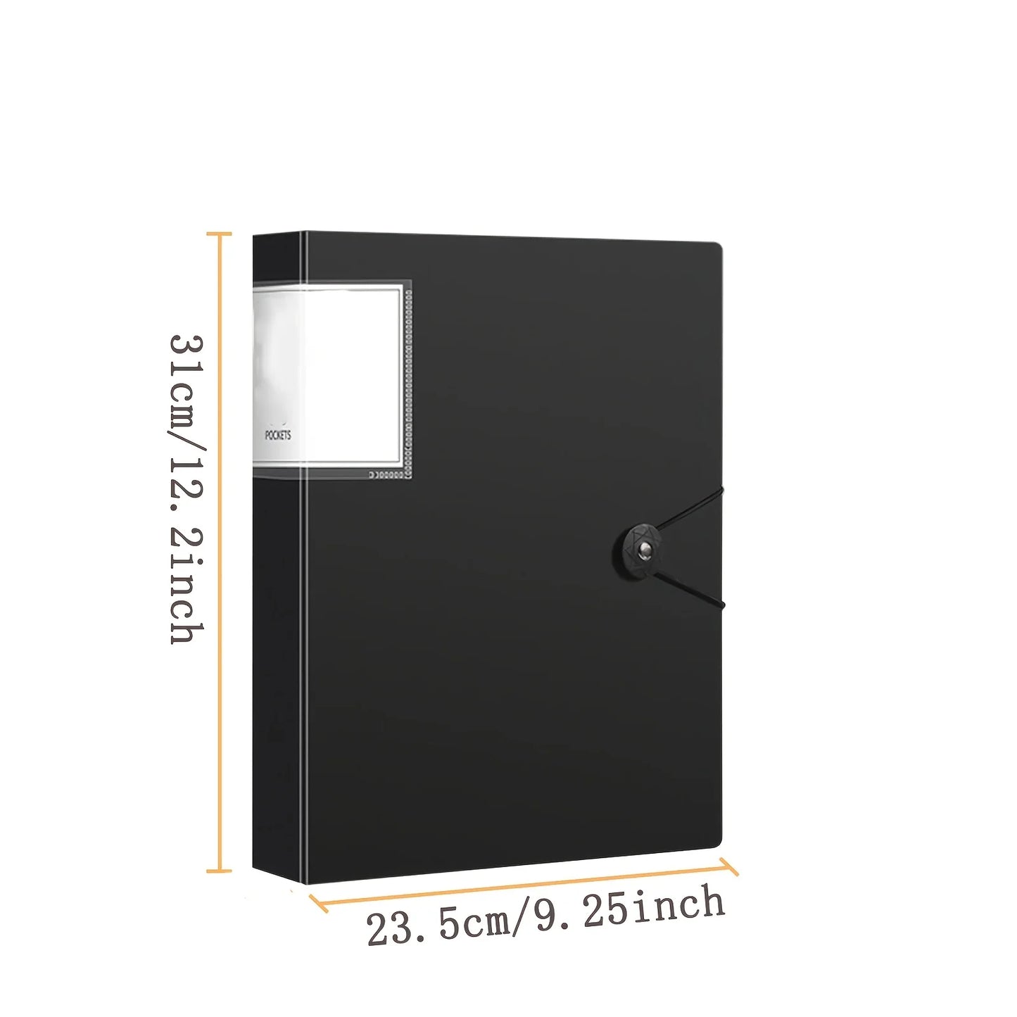 PORTE VUES A4 Durable à 60 poches, haute transparence et étanche,