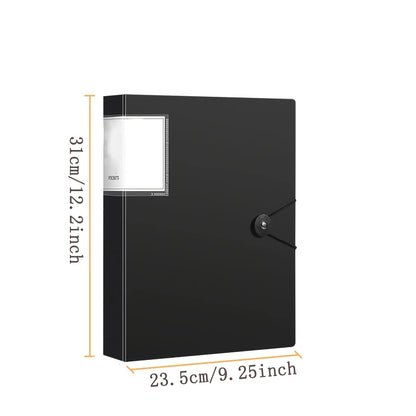 PORTE VUES A4 Durable à 60 poches, haute transparence et étanche,