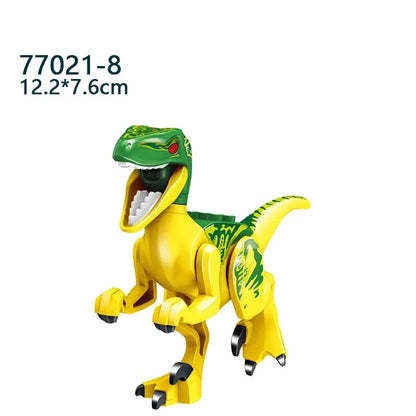 Mini bloc de construction jouet dinosaure jurassique Puzzle Animal tyrannosaure Rex ptérosaure bloc de construction jouet cadeau pour enfants