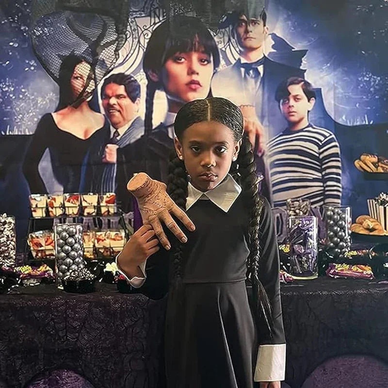Figurine de cosplay de la famille Addams, décoration d'intérieur