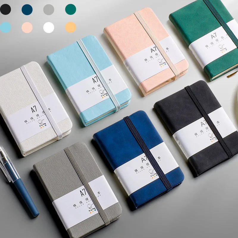 Mini carnet de poche portable A7,