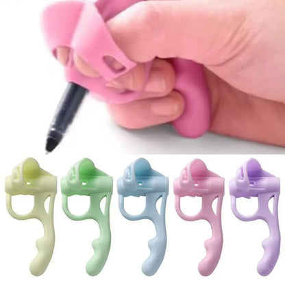 Porte-crayons en Silicone, 1 pièce, doux et confortable, stylo Flexible et robuste, outil d'aide à l'écriture