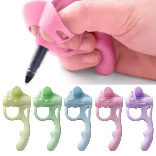 Porte-crayons en Silicone, 1 pièce, doux et confortable, stylo Flexible et robuste, outil d'aide à l'écriture