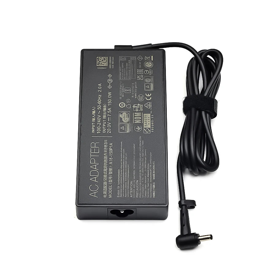 A18-150P1A ADP200075M Chargeur pour ordinateur portable 20V 7.5A 150W 4.5x3.0mm Adaptateur secteur PowerFor Bali X571 X751G X571LI X571LH VX60G T9750 UX535