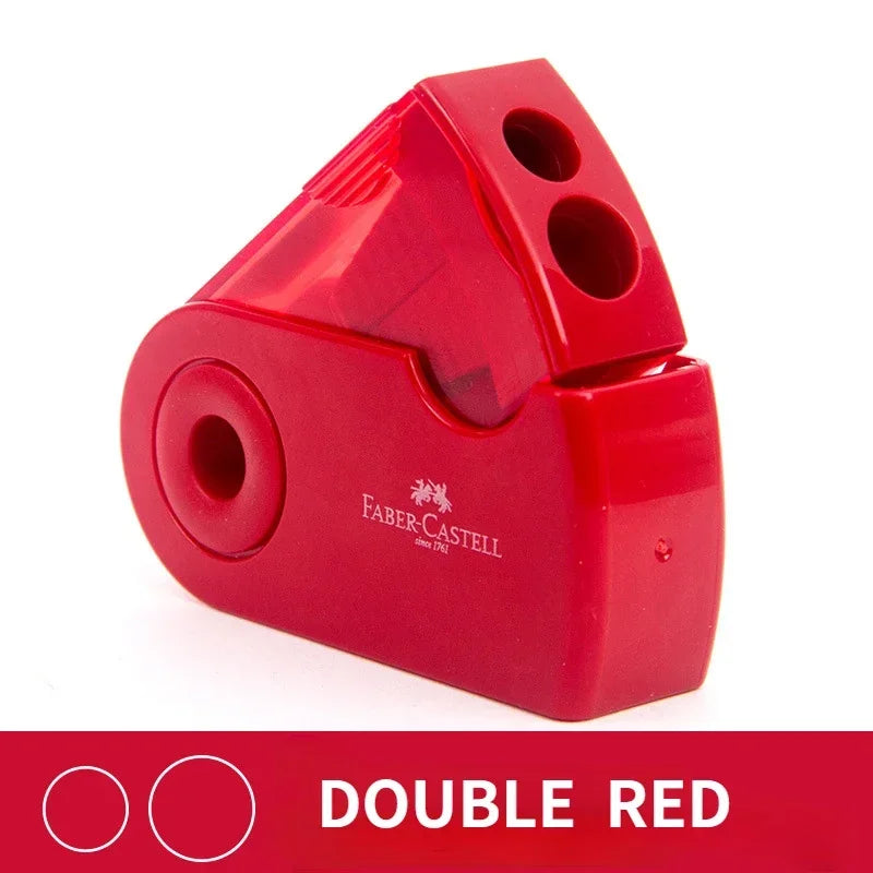 Taille-crayon double, trou unique, multifonctionnel, fournitures scolaires et de bureau, article créatif pour étudiant