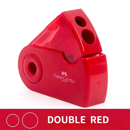 Taille-crayon double, trou unique, multifonctionnel, fournitures scolaires et de bureau, article créatif pour étudiant