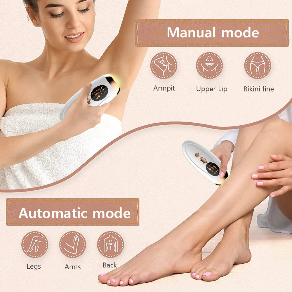 999999 flashs épilateur Laser pour femmes corps Bikini jambes aisselles bras épilation indolore IPL Laser épilateur électrique Permanent