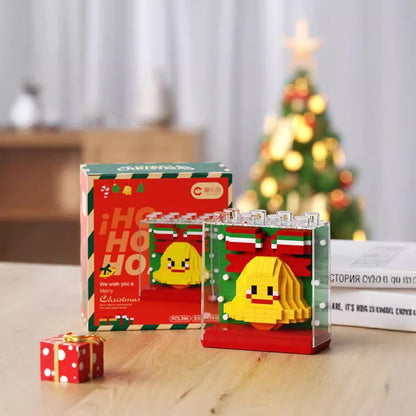 Construction du père Noël, petits jouets assemblés par pièce