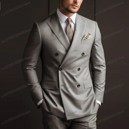 Nouveau Orange mode affaires hommes costume marié Groomsman fête de mariage bal mâle Occasion formelle Tuxedos 2 pièces ensemble Blazer pantalon