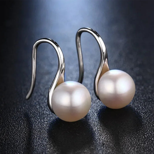 HENGSHENG-Boucles d'Oreilles en Argent 100%