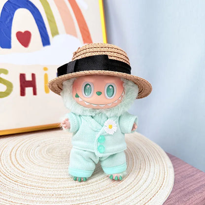 Labubu I II vêtements pendentif Labubu assis bébé vêtements mode costume accessoires mignons