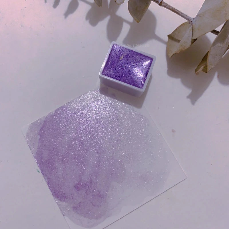 Ensemble de pigments d'interconnexion nacrés monochromes, fournitures d'art et de peinture, peinture à ongles, pigment décoratif solide, 2ml, 36 documents