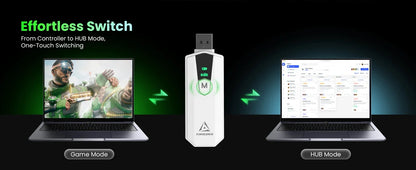 AIMZENIX AX200PRO Keyboard and Mouse Adapter, High Performance Converter | Compatible with Popular FPS Games | PC and NS Platforms