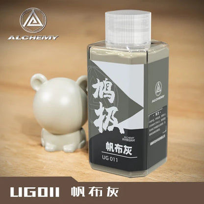 Paint Gunpla-Pigment de document plastique, sans dilution, pulvérisation, coloration, outils de modèle, prémélange huileux, série UG, 100ml