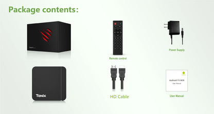 Android11 ​​Tanix W2 TV Box Amlogic S905W2 2G 16G 4G 32G 64G H.265 3D AV1 BT 2.4G 5G Wifi 4K HDR Video Player Set Top Box PK TX3