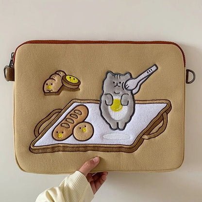 Sac pour tablette d'ordinateur portable pour Macbook Air 13 Pro 13.3 14 pouces, pochette de doublure pour iPad Pro 10.5 11 10.2 Air 4 5 10.9, sac à bandoulière