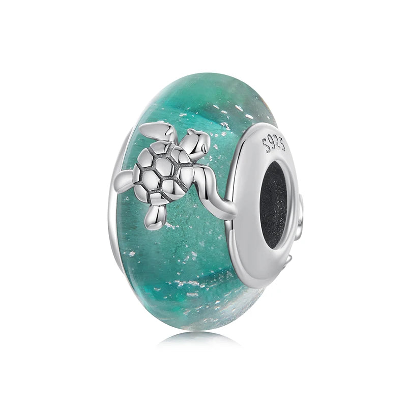 100% argent Sterling 925 véritable 10 couleurs breloque coeurs radieux en cristal pour Bracelet