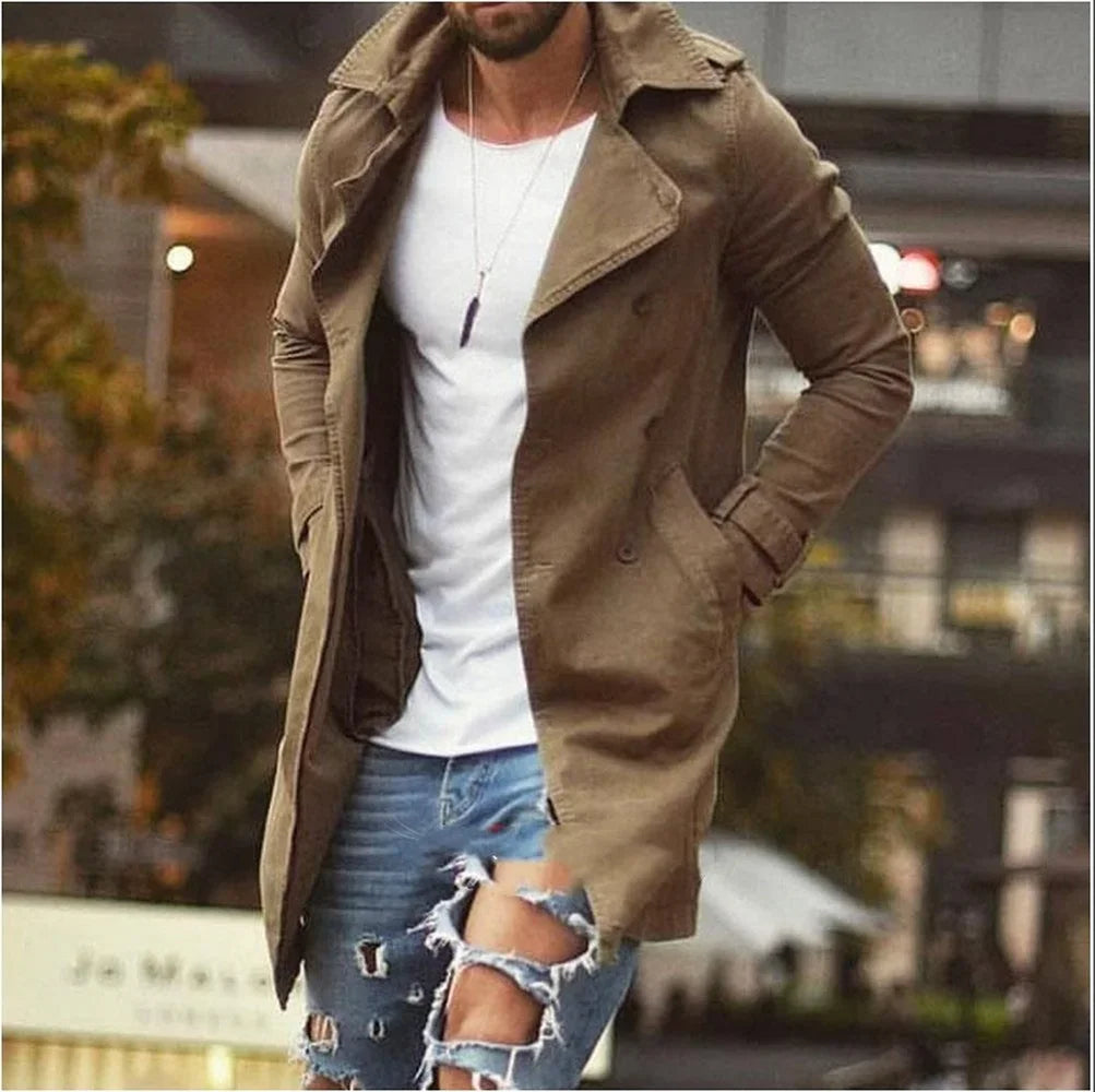Manteau coupe-vent personnalisable pour hommes, veste décontractée, vestes de costume