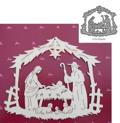 Matrices de découpe en métal cloche de noël, père noël ...