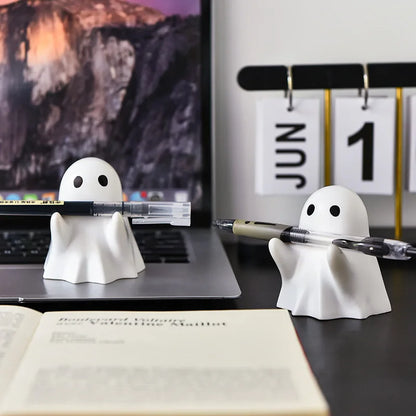 Ornement fantôme porte-stylo mignon d'halloween,