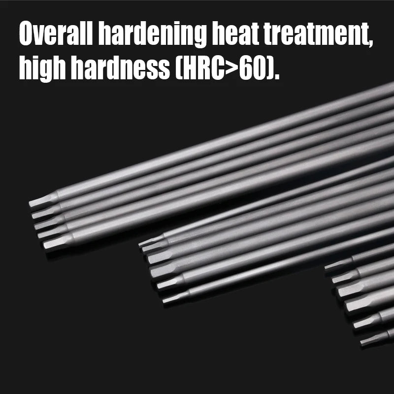 Foret Allen à tête hexagonale H2-H10, 75mm, 150mm, 200mm, embout de tournevis hexagonal électrique, tête de lot magnétique, tournevis à percussion, 1 pièce