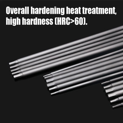 Foret Allen à tête hexagonale H2-H10, 75mm, 150mm, 200mm, embout de tournevis hexagonal électrique, tête de lot magnétique, tournevis à percussion, 1 pièce