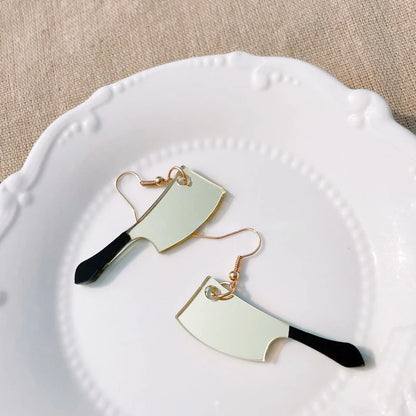 Boucles d'oreilles en acrylique JeTassel pour femmes, flammes européennes, gouttes, coeur, crâne, lame de chat, bijoux punk, gels de poisson, étoile