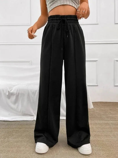 Automne nouveau jambe droite pantalon de survêtement ample pantalon à jambes larges pour la danse en plein air pantalon Long décontracté confortable coupe ample pantalons longs