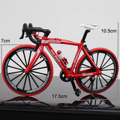 Modèle de vélo en métal moulé sous pression, échelle 1:10, ville pliée, course sur route, cyclisme, Mini vélo pour Collection, ami, cadeau pour enfants, jouets pour garçons