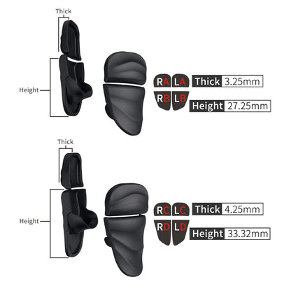 PlayVital DUNE-Launched Button Extension Kit, Trigger Stop, PS5 Controller, PS Portal, PS5 Edge, 3 Colors, 2 Pairs
