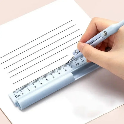 Compas réglable, règle en métal,