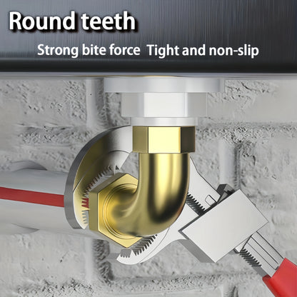 Clé à tuyaux 1 pièce, clé de salle de bain à grande ouverture, outil de plomberie polyvalent, peut ajuster et réparer les tuyaux et les tuyaux d'eau