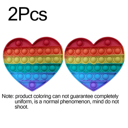 Jouets sensoriels à bulles, 2 pièces, pour autisme, besoins spéciaux, anti-Stress, décompression, jouets pour enfants