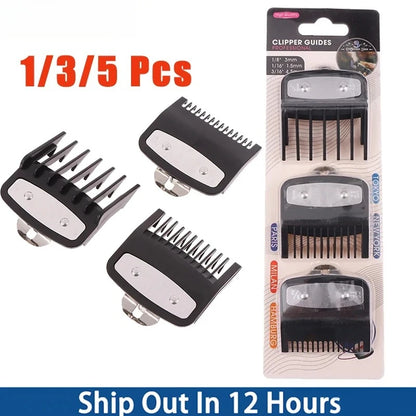 Peignes de guidage pour tondeuse à cheveux, outils de coiffure, fixation Compatible 1.5mm 3mm 4.5mm, 1/3/5 pièces