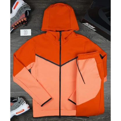 Manteau de sport pour hommes printemps et automne nouvelle taille européenne vêtements de sport pantalon à capuche ensemble décontracté survêtement hommes