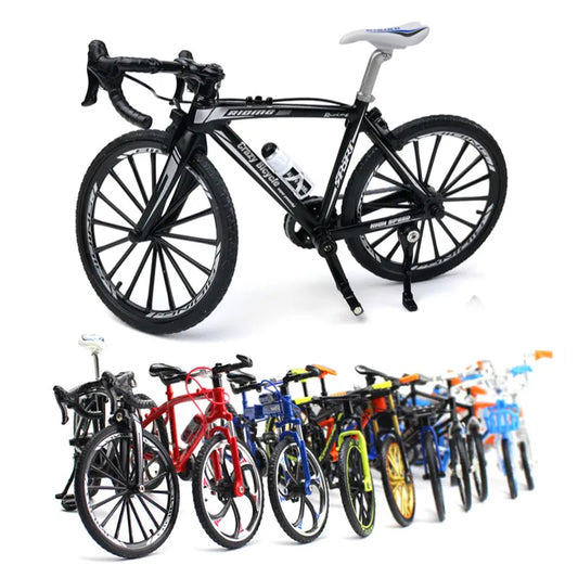 Modèle de vélo en métal moulé sous pression, échelle 1:10, ville pliée, course sur route, cyclisme, Mini vélo pour Collection, ami, cadeau pour enfants, jouets pour garçons