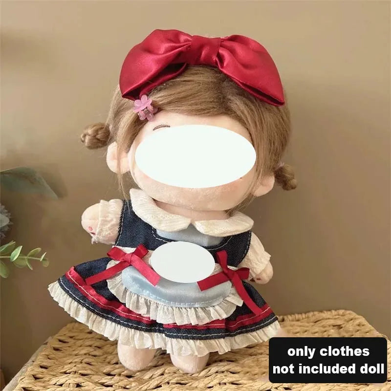 Ensemble de vêtements de poupée en coton, joli et mignon, pour poupée idole de 20cm, accessoires de déguisement, vêtements de bricolage, cadeaux pour Fans d'enfants