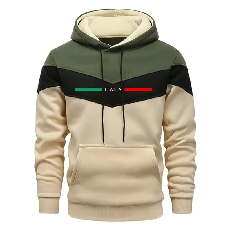 Automne hiver hommes sport survêtement ensemble sweat à capuche décontracté mode urbaine survêtement à capuche pantalons de survêtement italie imprimé tenues